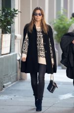 JESSICA BIEL Out and About in New York 11/01/2018