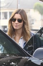 JESSICA BIEL Out for Lunch at Rose Cafe in Venice Beach 11/04/2018