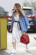 JESSICA BIEL Out for Lunch at Rose Cafe in Venice Beach 11/04/2018