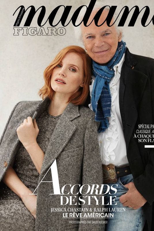 JESSICA CHASTAIN in Madame Figaro Magazine, November 2018