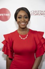 JESSICA OBILOM at Christmas Harmony Premiere in Los Angeles 11/07/2018