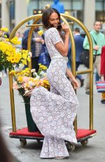 JOAN SMALLS on the Set of a Photoshoot in New York 11/20/2018