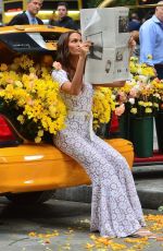 JOAN SMALLS on the Set of a Photoshoot in New York 11/20/2018