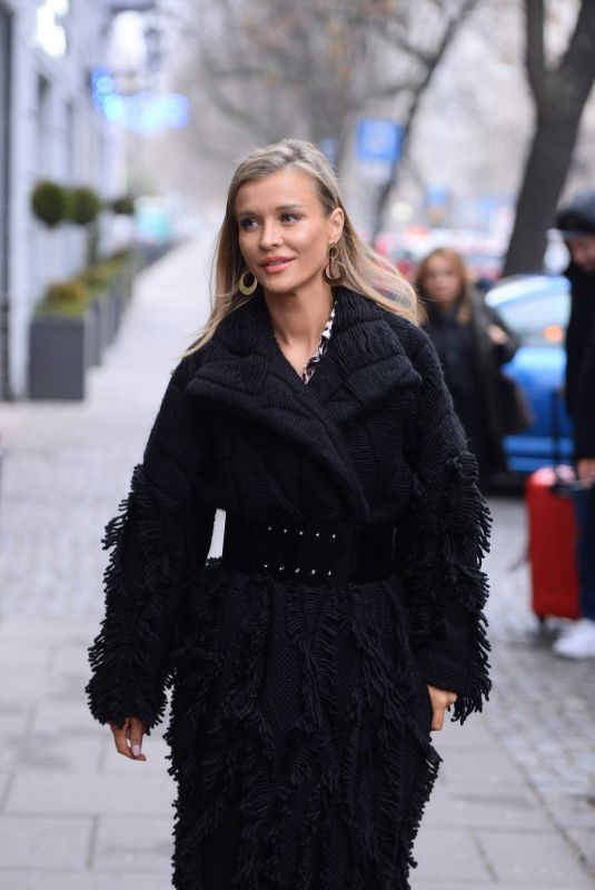 JOANNA KRUPA Out and About in Warsaw 11/25/2018