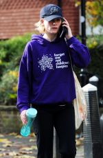 JODIE WHITTAKER Shopping at Planet Organic in London 11/08/2018