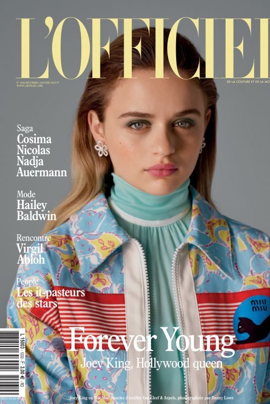 JOEY KING in L’Officiel Paris Magazine, December 2018