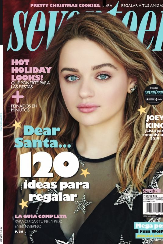 JOEY KING in Seventeen Magazine,Mexico December 2018 Issue
