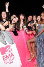 JOURDAN DUNN at MTV European Music Awards 2018 in Bilbao 11/04/2018