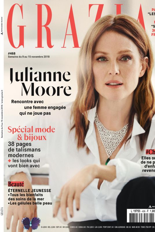 JULIANNE MOORE in Grazia Magazine, November 2018 Issue