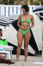 JULIEANNA GODDARD in Bikini at a Beach in Miami 10/31/2018