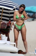 JULIEANNA GODDARD in Bikini at a Beach in Miami 10/31/2018