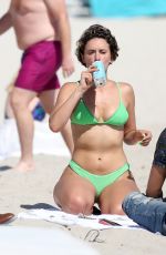 JULIEANNA GODDARD in Bikini at a Beach in Miami 10/31/2018