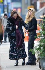 JUNO TEMPLE and LILY JAMES Out in New York 11/20/2018