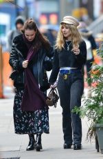JUNO TEMPLE and LILY JAMES Out in New York 11/20/2018