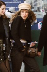 JUNO TEMPLE and LILY JAMES Out in New York 11/20/2018