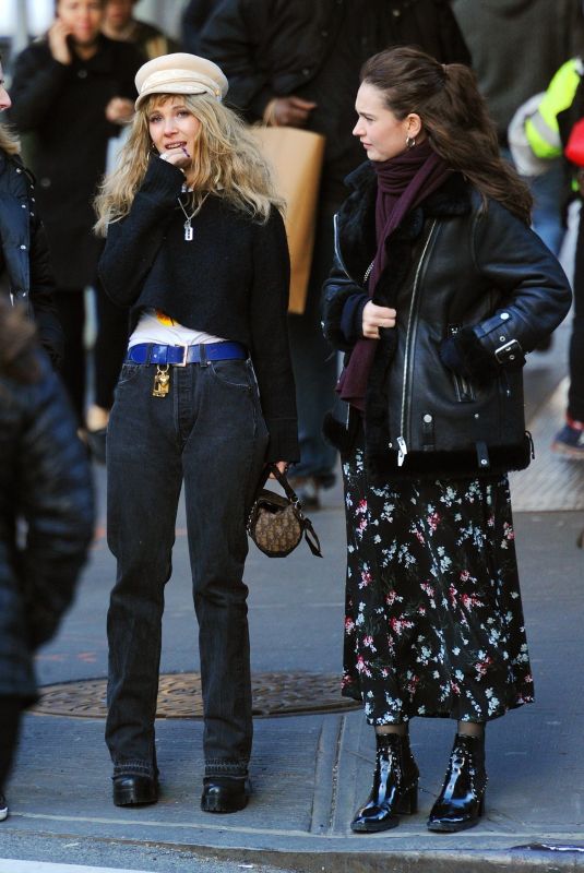 JUNO TEMPLE and LILY JAMES Out in New York 11/20/2018