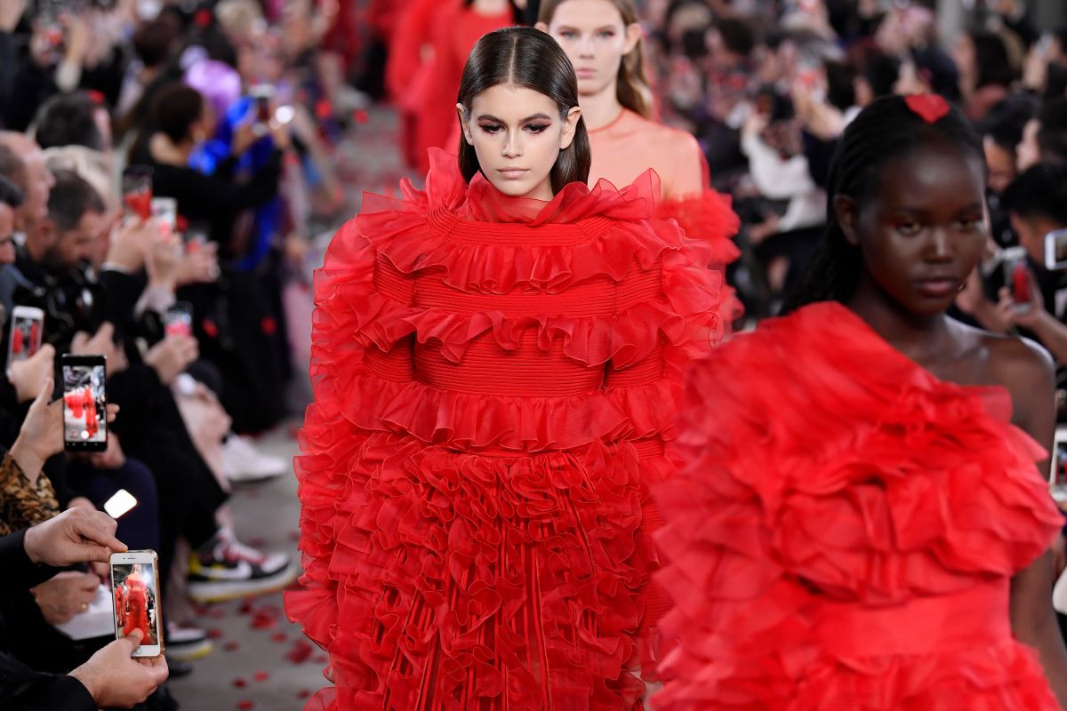 KAIA GERBER at Valentino TKY 2019 Pre-fall Collection Runway Show in ...