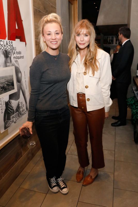 KALEY CUOCO and ALIZABETH OLSEN at Ebmrf Gosts sip. savor. support. in Beverly Hills 11/12/2018