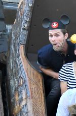 KALEY CUOCO at Disneyland in Anaheim 11/25/2018