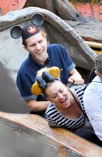 KALEY CUOCO at Disneyland in Anaheim 11/25/2018
