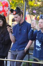 KALEY CUOCO at Disneyland in Anaheim 11/25/2018