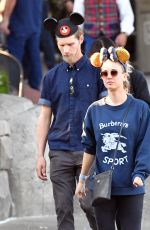 KALEY CUOCO at Disneyland in Anaheim 11/25/2018