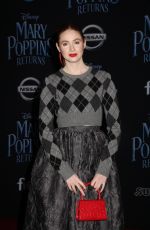 KAREN GILLAN at Mary Poppins Returns Premiere in Hollywood 11/29/2018