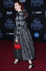 KAREN GILLAN at Mary Poppins Returns Premiere in Hollywood 11/29/2018