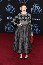 KAREN GILLAN at Mary Poppins Returns Premiere in Hollywood 11/29/2018