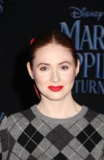 KAREN GILLAN at Mary Poppins Returns Premiere in Hollywood 11/29/2018