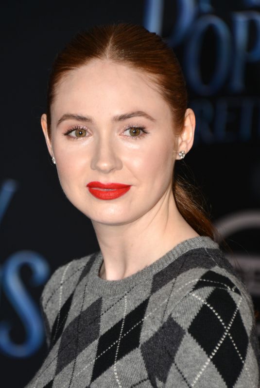 KAREN GILLAN at Mary Poppins Returns Premiere in Hollywood 11/29/2018