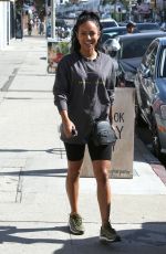 KARRUECHE TRAN Leaves a Nail Salon in Los Angeles 11/01/2018