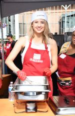 KASSANDRA CLEMENTI at Los Angeles Mission Thanksgiving Event 11/21/2018