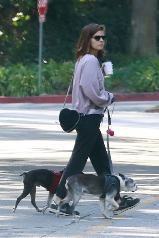 KATE MARA Out with Her Dogs in Griffith Park in Los Feliz 11/03/2018