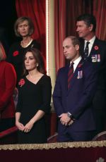 KATE MIDDLETON at Royal British Legion Festival of Remembrance 11/10/2018