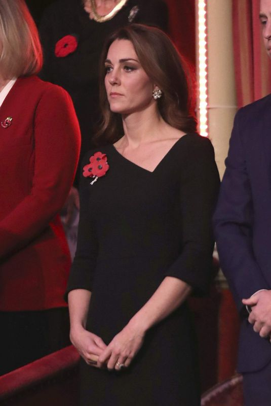 KATE MIDDLETON at Royal British Legion Festival of Remembrance 11/10/2018