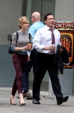 KATHARINE MCPHEE on the Set of El Tonto in Los Angeles 11/20/2018
