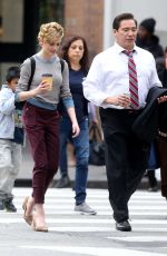 KATHARINE MCPHEE on the Set of El Tonto in Los Angeles 11/20/2018