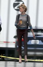 KATHARINE MCPHEE on the Set of El Tonto in Los Angeles 11/20/2018