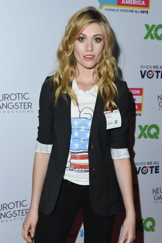 KATHERINE MCNAMARA at Telethon for America at Youtube Space LA in Los Angeles 11/05/2018