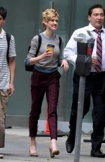 KATHERINE MCNAMARA on the Set of El Tonto in Los Angeles 11/20/2018
