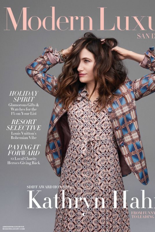 KATHRYN HAHN in Modern Luxury Magazine, November 2018