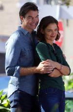 KATIE HOLMES on the Set of The Secret in New Orleans 11/07/2018