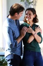 KATIE HOLMES on the Set of The Secret in New Orleans 11/07/2018