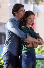 KATIE HOLMES on the Set of The Secret in New Orleans 11/07/2018