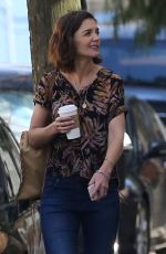 KATIE HOLMES Shows Engagement Diamond Ring Out in New Orleans 10/30/2018