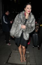 KATYA JONES Night Out in London 11/22/2018