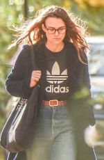 KEIRA KNIGHTLEY Out and About in London 11/10/2018
