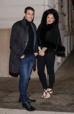 KELLY BROOK Celebrates Her Birthday at Laperouse Restaurant in Paris 11/23/2018