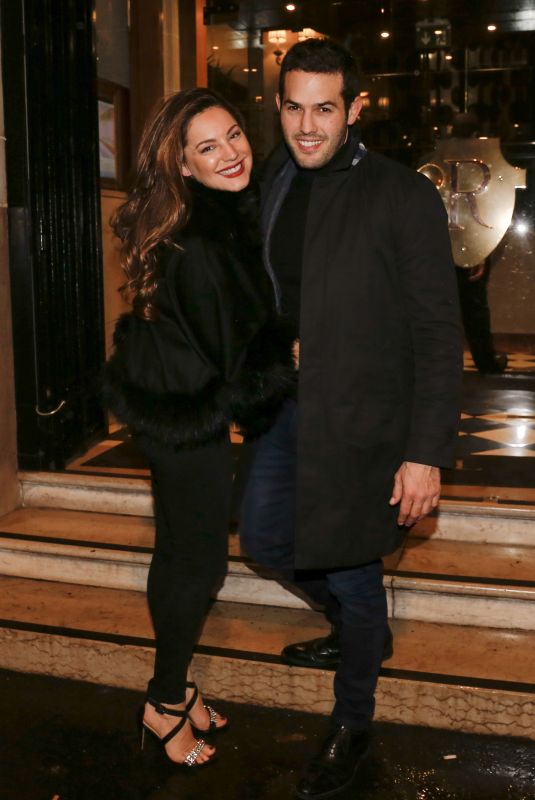 KELLY BROOK Celebrates Her Birthday at Laperouse Restaurant in Paris 11/23/2018